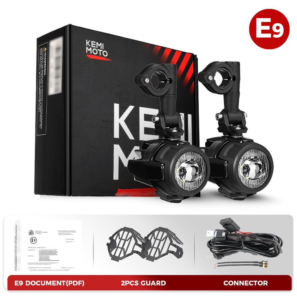 

Противотуманные фары для мотоцикла для BMW R1200GS ADV F800GS F700GS F650GS K1600, светодиодные вспомогательные противотуманные фары в сборе, лампа дальнего света 40 Вт