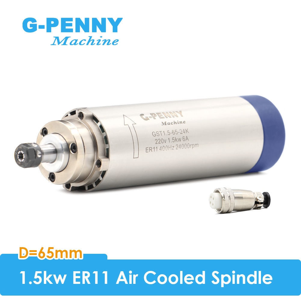 

G-PENNY MACHINE Двигатель шпинделя 1.5kw ER11 воздушного охлаждения
