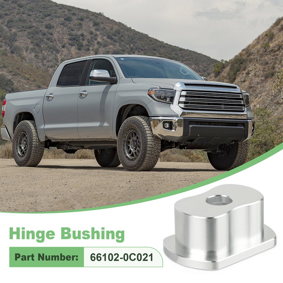 

Модернизированная алюминиевая втулка петли задней двери для Toyota Tundra 2007-2021 гг., ремонт задней двери со стороны водителя 66102-0C021