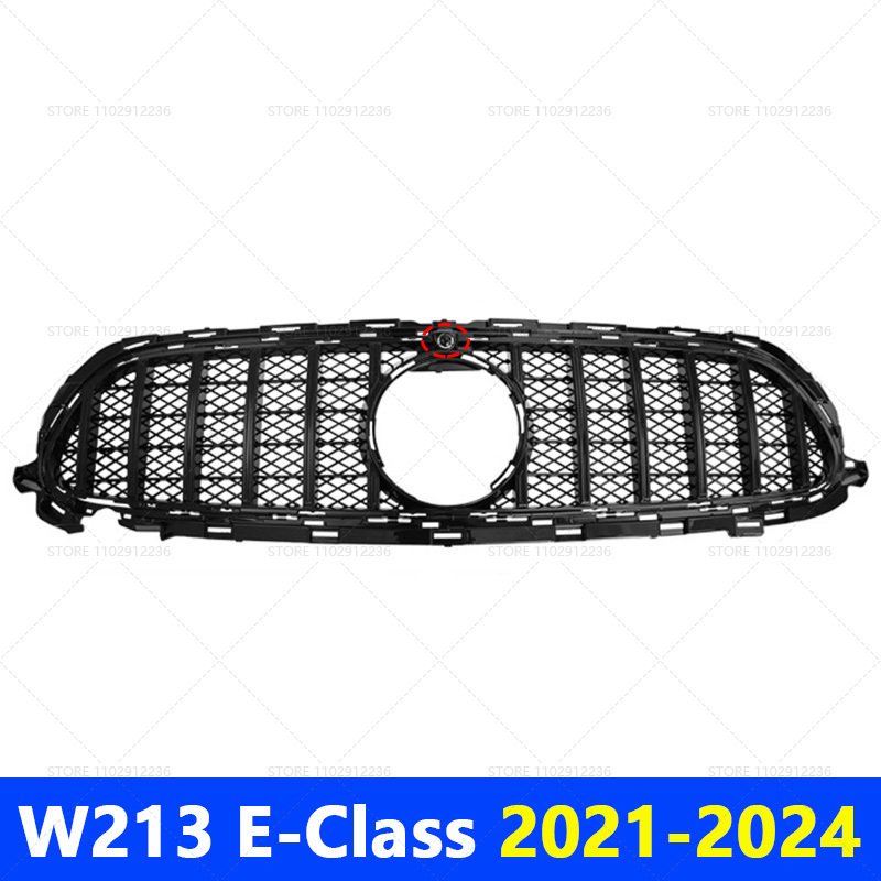 

Для 2016-2020 2021-2024 W213 E-Class Mercedes Benz E200 E300 E350 E350e E450 E53 AMG Передняя решетка Бампер Впускной капот Сетка