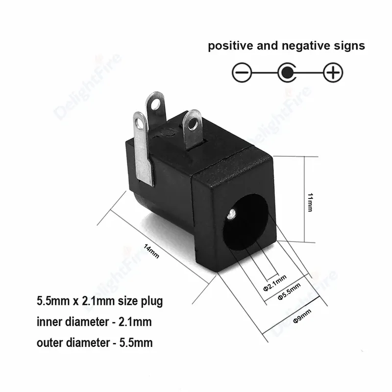 

DelightFire DC Connector Разъем питания постоянного тока