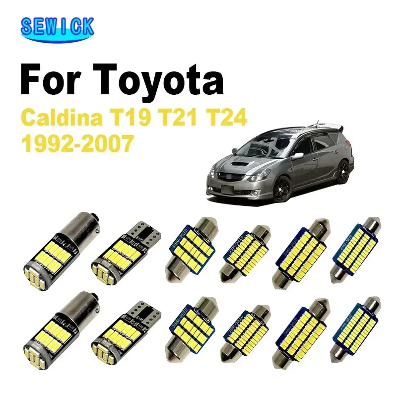 

SEWICK Интерьер Автомобиля Фотокарта Белый Купольный Светильник Багажника Для Toyota Caldina T19 T21 T24 1992-2007 Светодиодн...