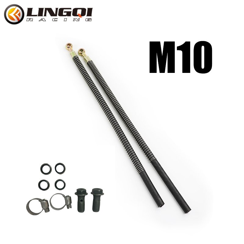 

LINGQI RACING мотоциклетный масляный радиатор, шланг в сборе, трубчатые линии, универсальные для мотоциклов, мотокросс, грязевой пит-байк