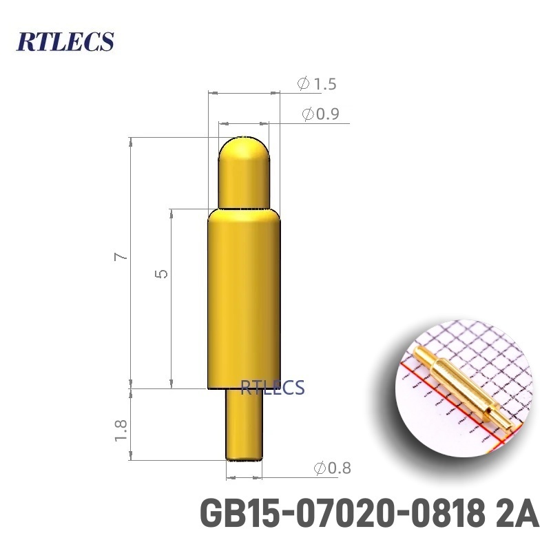 

Pogo Pin разъемы RTLECS GB15-XX 5/20/50 шт.