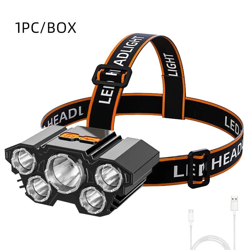 

Налобный фонарь ASORT 5 LED