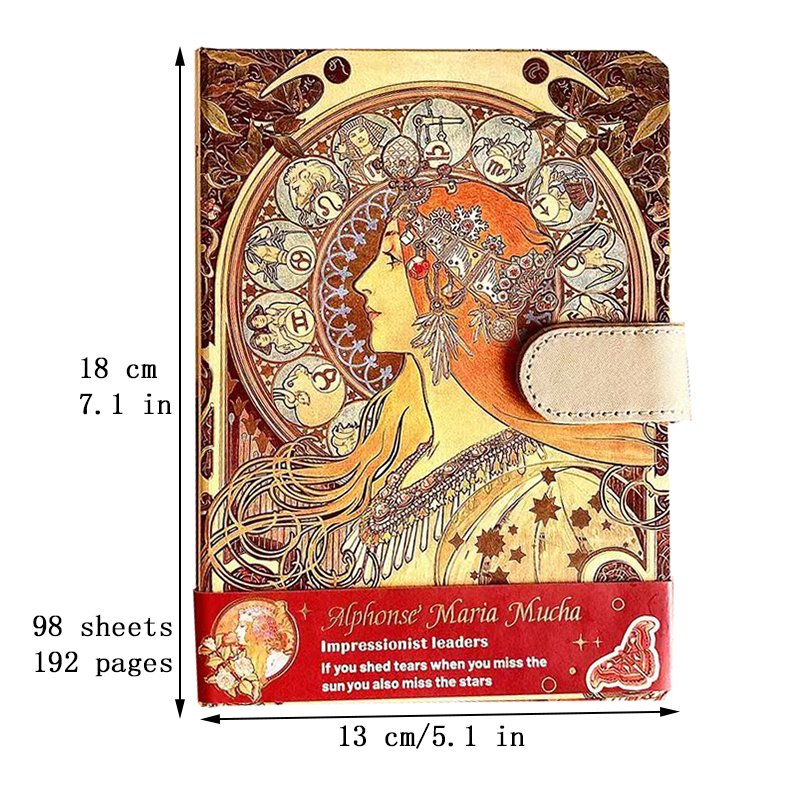 

Ретро-блокноты Mucha B6