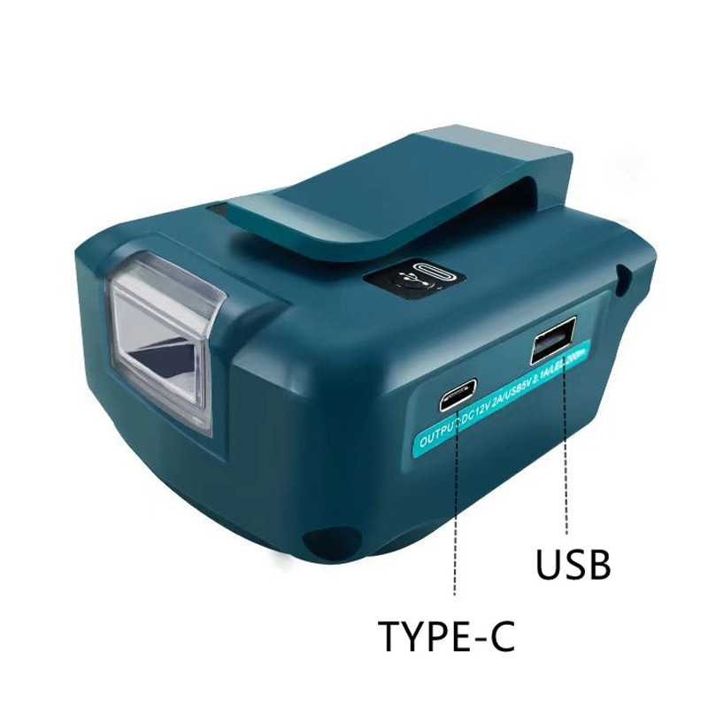 

Портативный светодиодный фонарь Makita 18В с USB