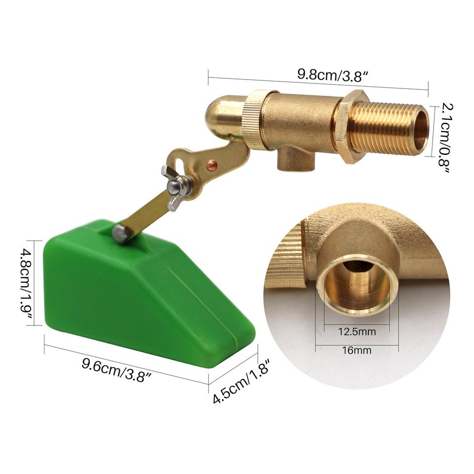 

Автоматический поплавковый клапан IHERDSMAN 1/2 дюйма