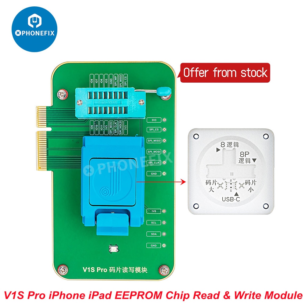 

Модуль чтения и записи чипов DIYPHONE JCID JC V1S Pro