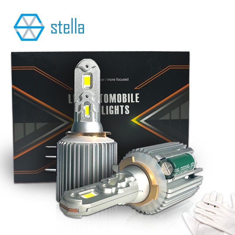 

STELLA 2X Высокоинтенсивные Светодиодные Лампы H15 Для Автомобильных Фар 120 Вт 40000 Лм С Двумя Чипами Самый Дальний Canbus ...