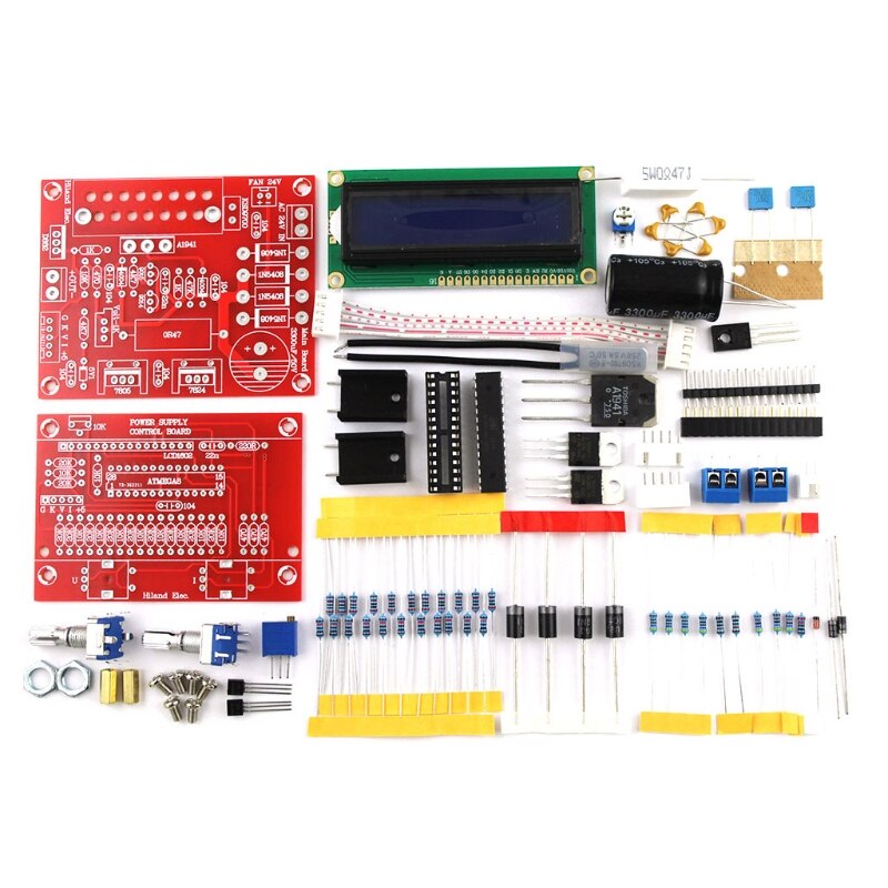 

Регулируемый источник питания DIY kit с ЖК-дисплеем