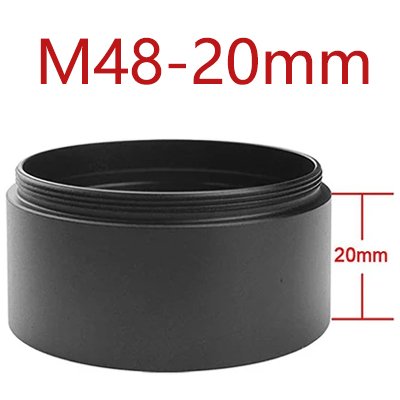 

M48X0.75 T2 Кольцо-удлинитель 3/5/7/10/12/15/20/30/40/50 мм Телеобъективное кольцо-адаптер Астрономический телескоп Аксессуары для фотосъемки