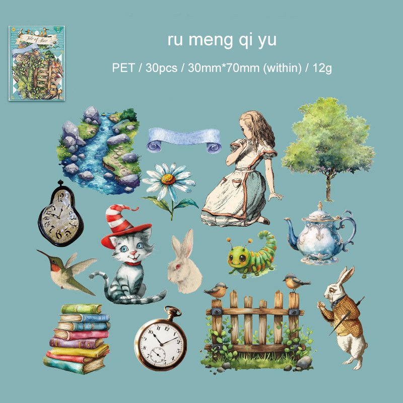 

Набор стикеров JIANWU Alice Story Series