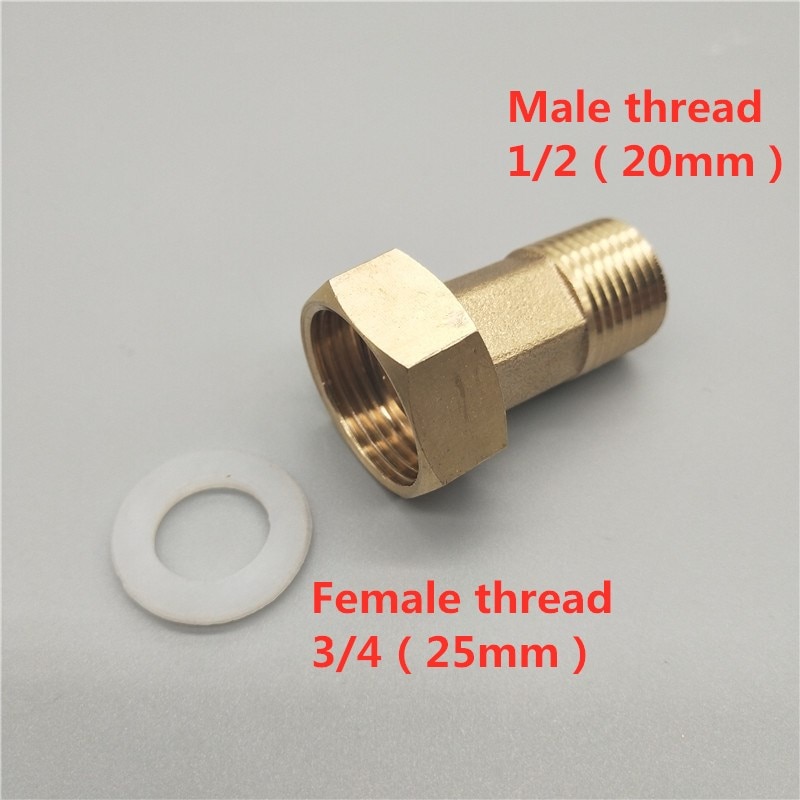 

Латунный фитинг переходник 1/2" 3/4" BSP