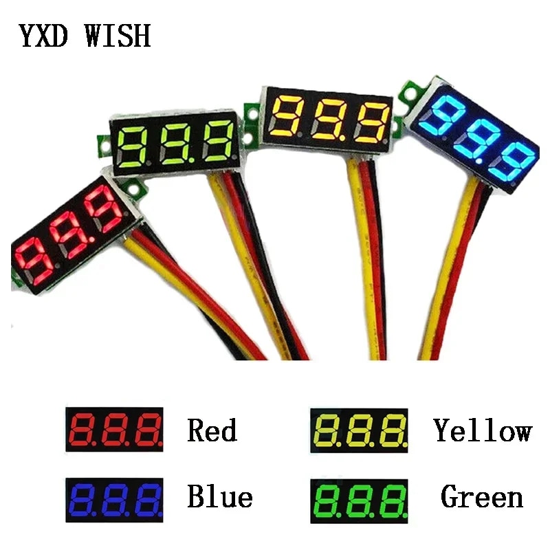 

YXD WISH Мини-вольтметр 0-100В