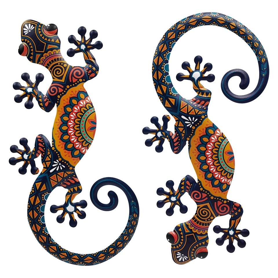 

LIFFY Металлический декор Gecko 2 шт.