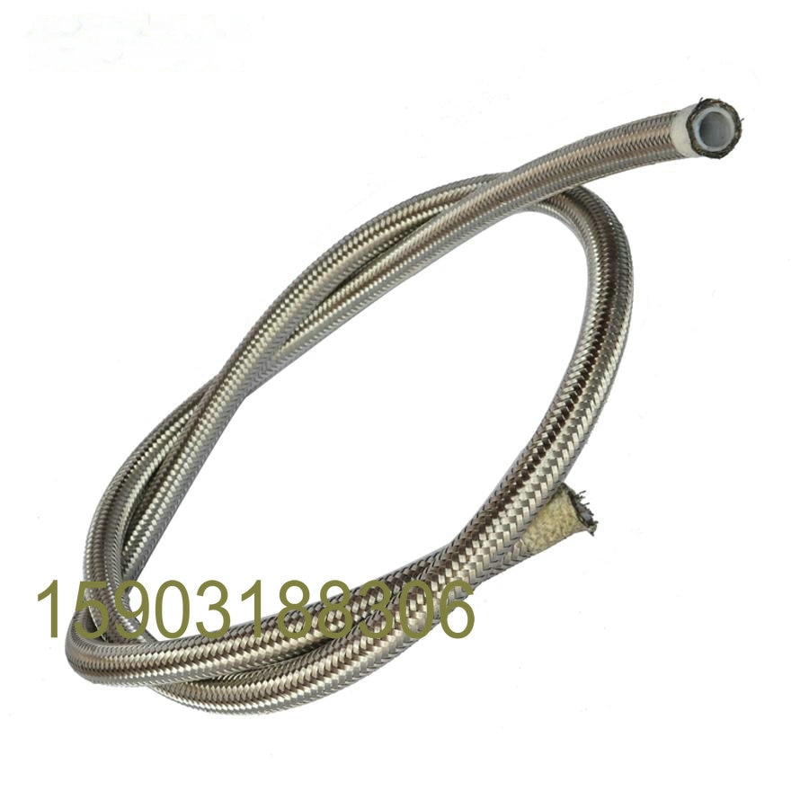 

AN3 ID: 1/8 "плетеный тормозной шланг из ПТФЭ из нержавеющей стали, автомобильный мотоциклетный гидравлический тормозной топливный шланг, 1 м