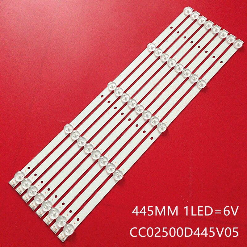 

Светодиодная лента CC02500D445V05 8 шт., 445 мм, 6 В