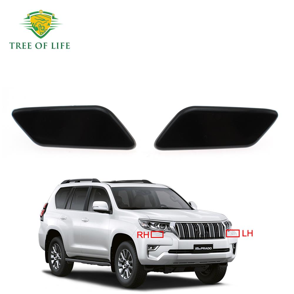

Для TOYOTA LAND CRUISER PRADO 150 LC150 2017 2018 2019, передний бампер, налобный фонарь, Омыватель фар, сопло с распылителем, крышка 8504460160