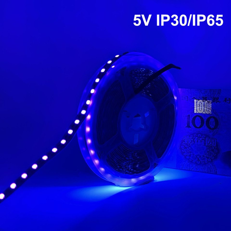 

DENGKOO УФ светодиодная лента 395-405 нм черная