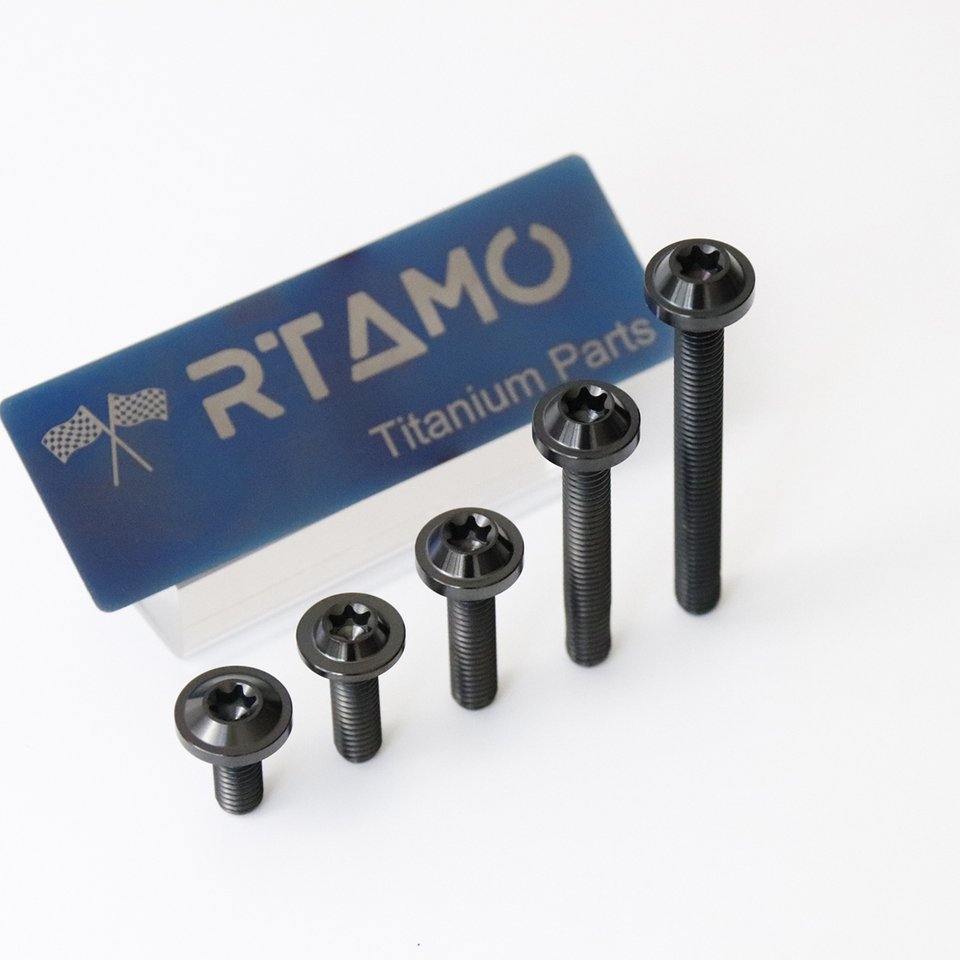 

RTAMO Титановый болт Gr5 M6X10-90mm (OD = 13) для мотоциклетного велосипеда