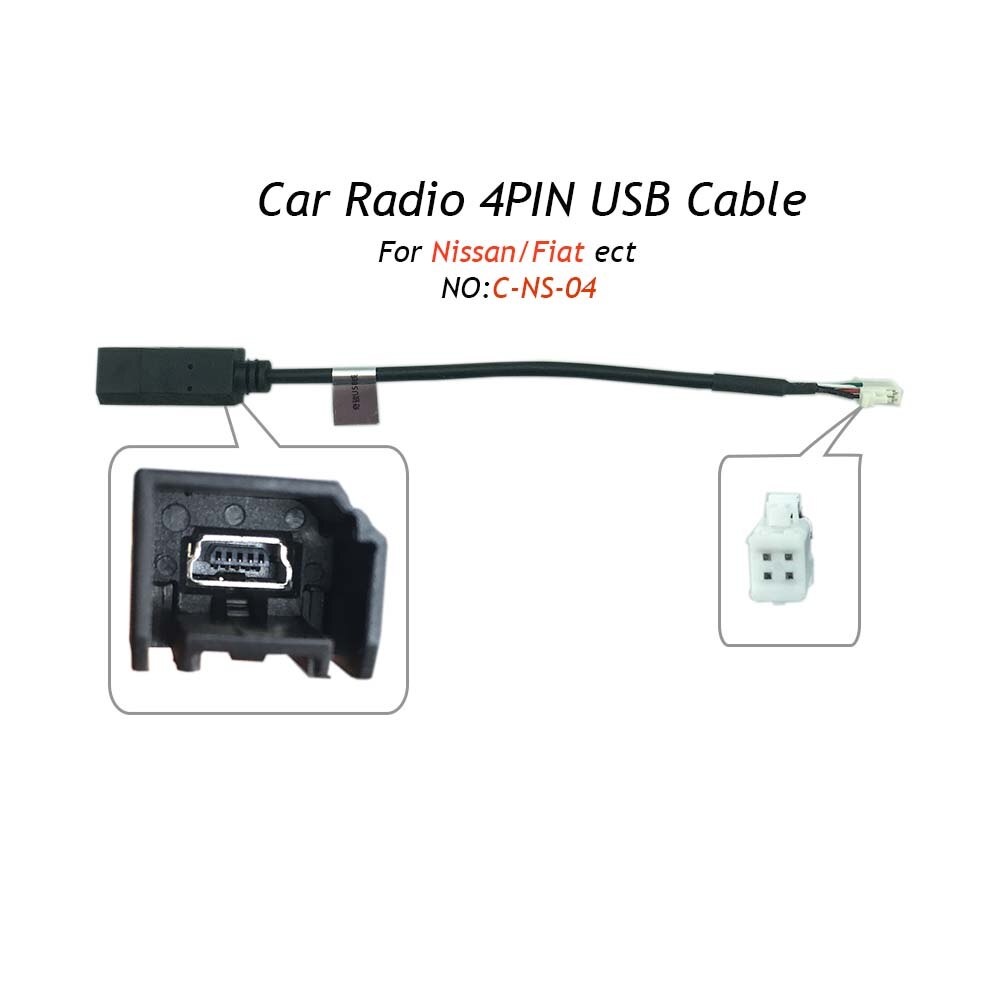 

4-контактный разъем USB-кабель для автомобиля Android CD DVD Радио