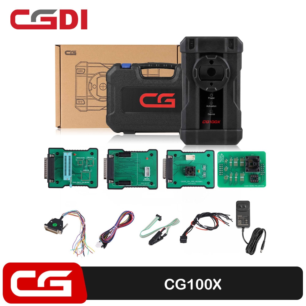

Программатор CGDI CG100X нового поколения для регулировки сброса пробега и чтения микросхем, поддержка MQB