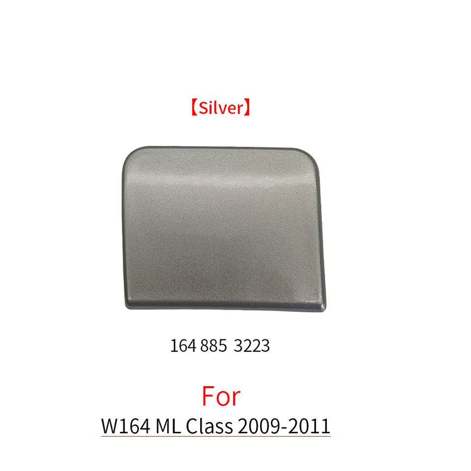 

Для Mercedes W164 задний бампер автомобиля, фаркоп, крышка, черная для Benz M Class 2009-2011 ML320 ML350 ML400 ML450 1648853223