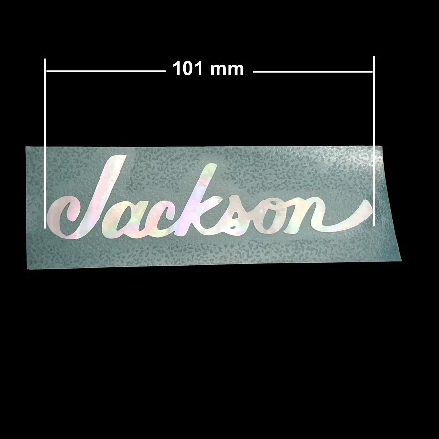 

Самоклеящаяся наклейка на гитару Jackson белый перламутр