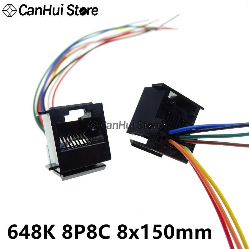 

Телефонная розетка RJ11/RJ12/RJ45 с кабелем 15 см