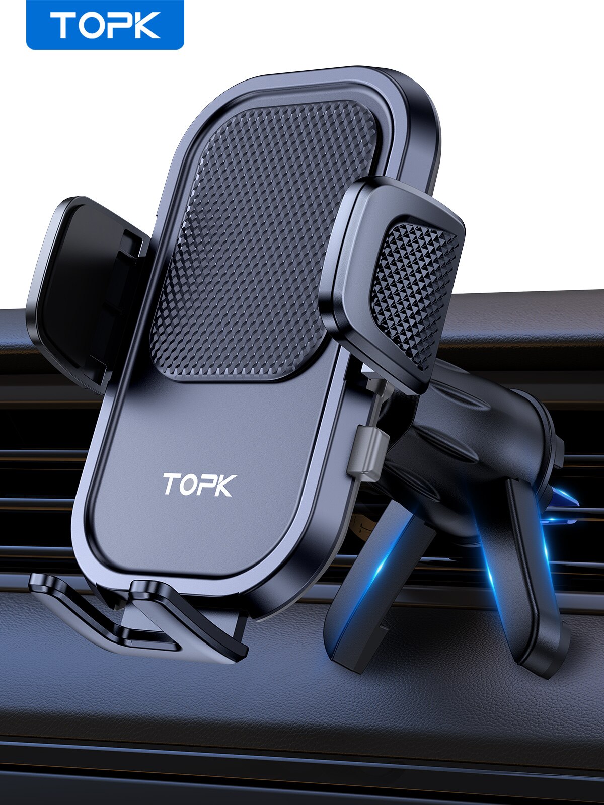 

Универсальный Автомобильный Держатель Для Телефона TOPK, Вентиляционный Зажим На Основе Гравитации