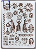 

Трафарет для рисования "Свадьба", 21*29,7 см