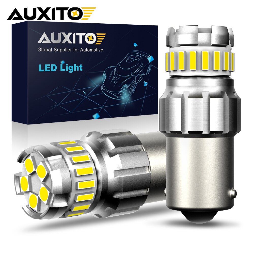 

2 шт., Автомобильные светодиодные лампы 1156 P21W BA15S Canbus 6500K 1157 P21/5 W BAY15D T15 W16W