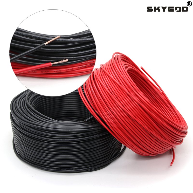 

1~20m Pure Copper Wire 0.3/0.5/0.75/1/1.5/2.5/4/6mm PVC Insulation Electric Extensions For Car Audio Wires RV Electrical Cable
