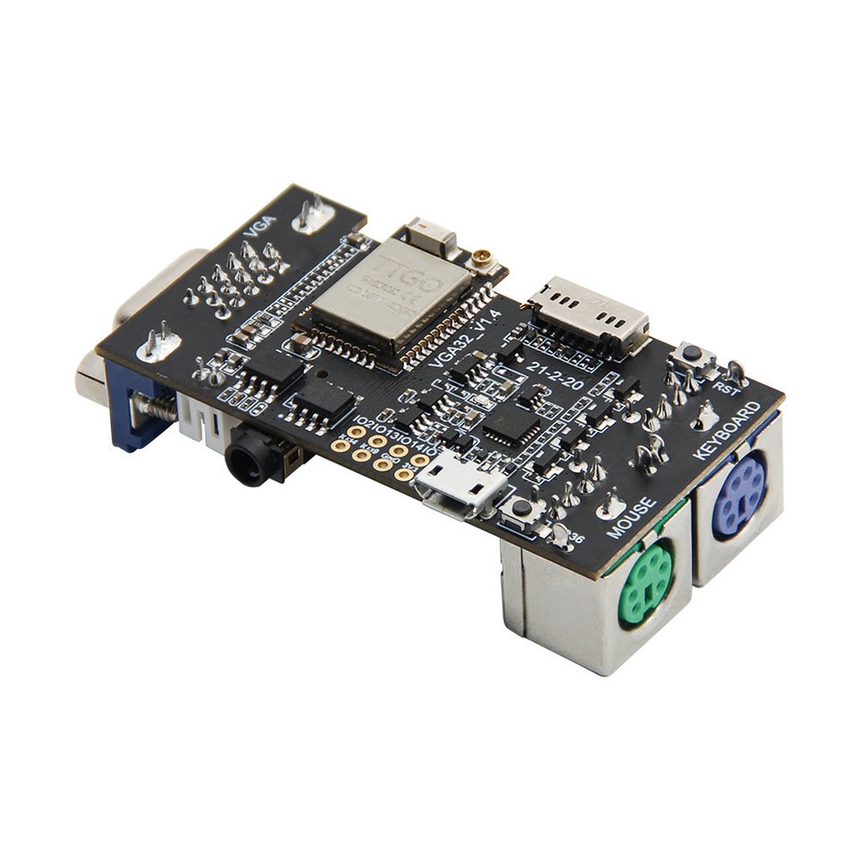 

FabGL VGA32 ESP32 Модуль PS/2 Мышь Клавиатура Графическая библиотека Игры ANSI/VT Терминальные схемы Модуль контроллера V1.4