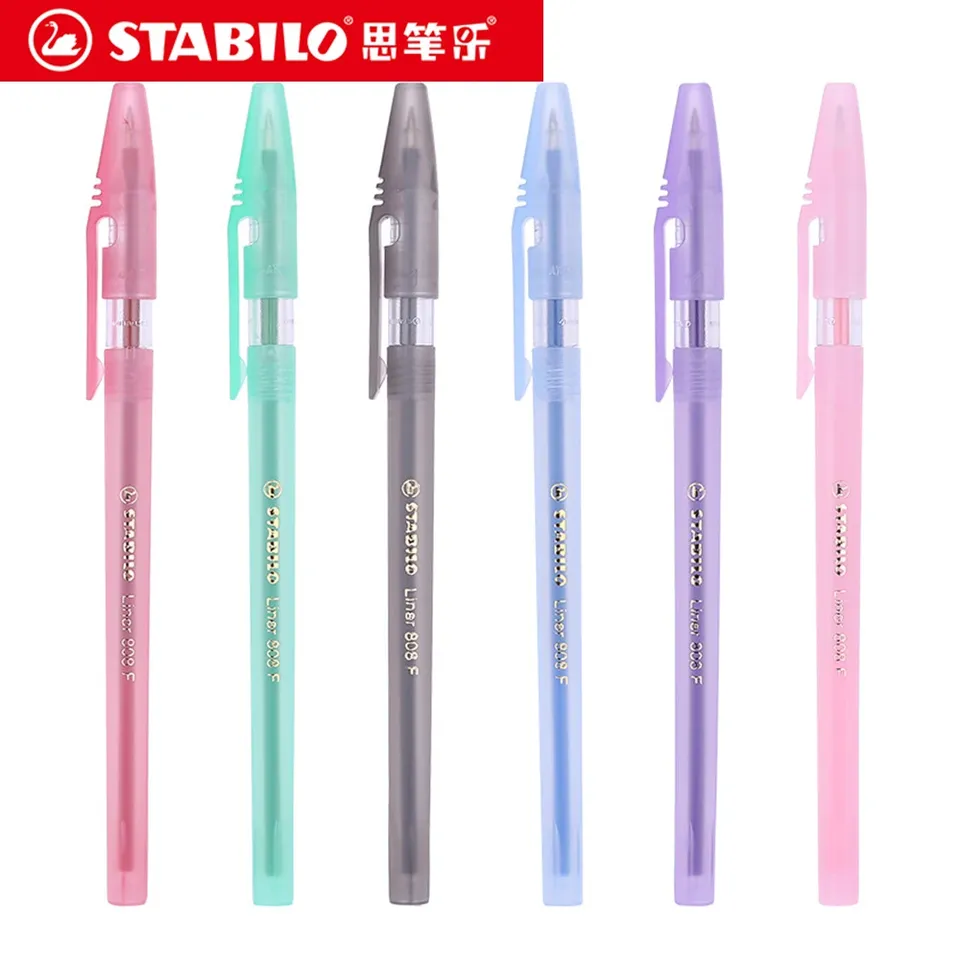 

Stabilo 808F ультрагладкие масляные ручки 0,38 мм, набор из 6/10 штук