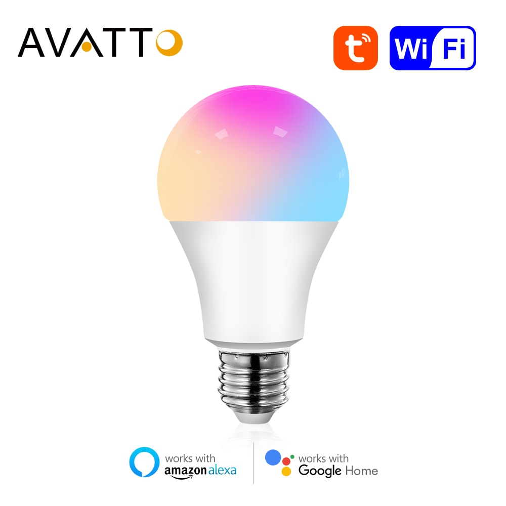 

Умная светодиодная лампа AVATTO Tuya 12/15 Вт RGB