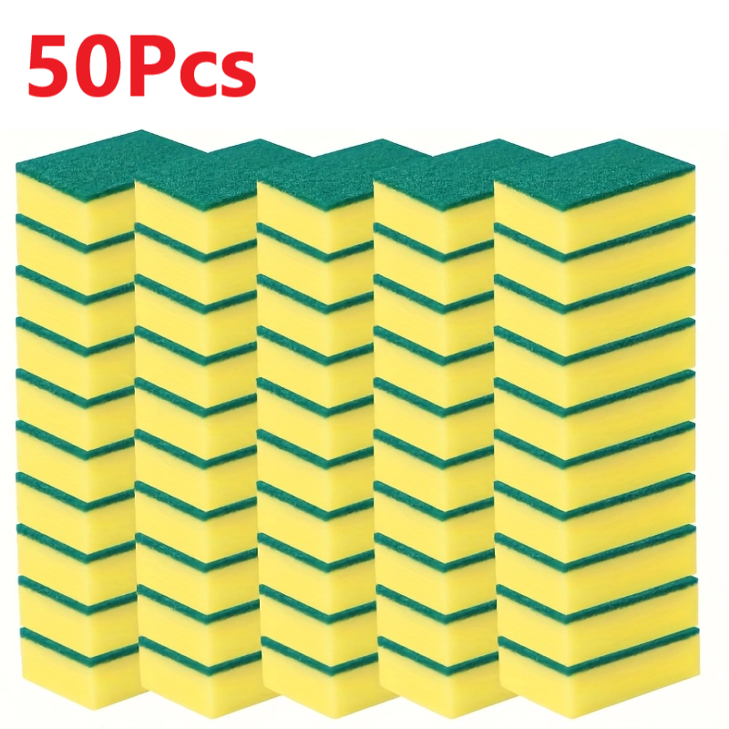 

30/40/50/60 шт. губка для мытья посуды, кухонная чистая губка для протирания ржавчины, фокусные пятна, набор для удаления чистящей щетки, губки