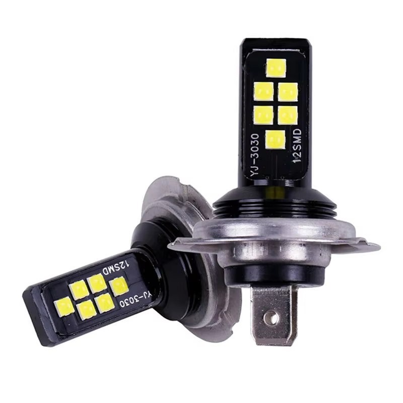 

1 шт. H11 H8 H7 9005 9006 H1 H4 H3 светодиодные лампы для противотуманных фар 3030 18SMD белые 12 В светодиодные противотуманные фары