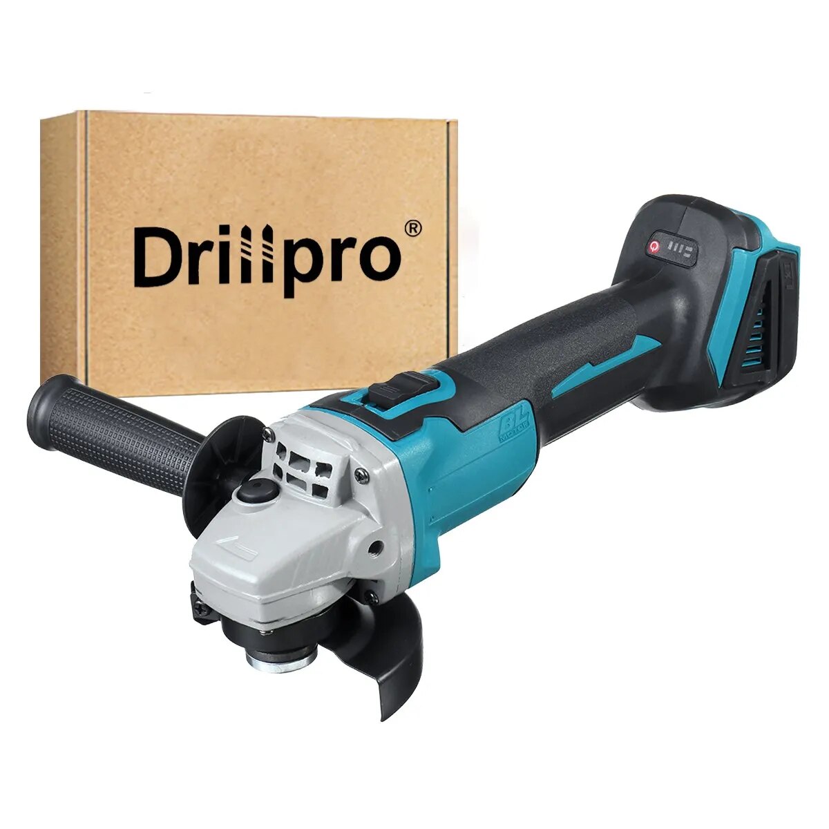 

Drillpro Бесщеточная угловая шлифовальная машина 125 мм синяя