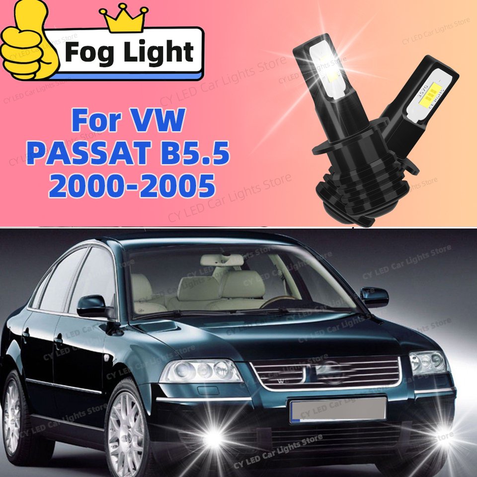

2 шт. 80 Вт светодиодные противотуманные фары для VW PASSAT B5.5 2000 2001 2002 2003 2004 2005 аксессуары 6000k 20000LM ультра яркий