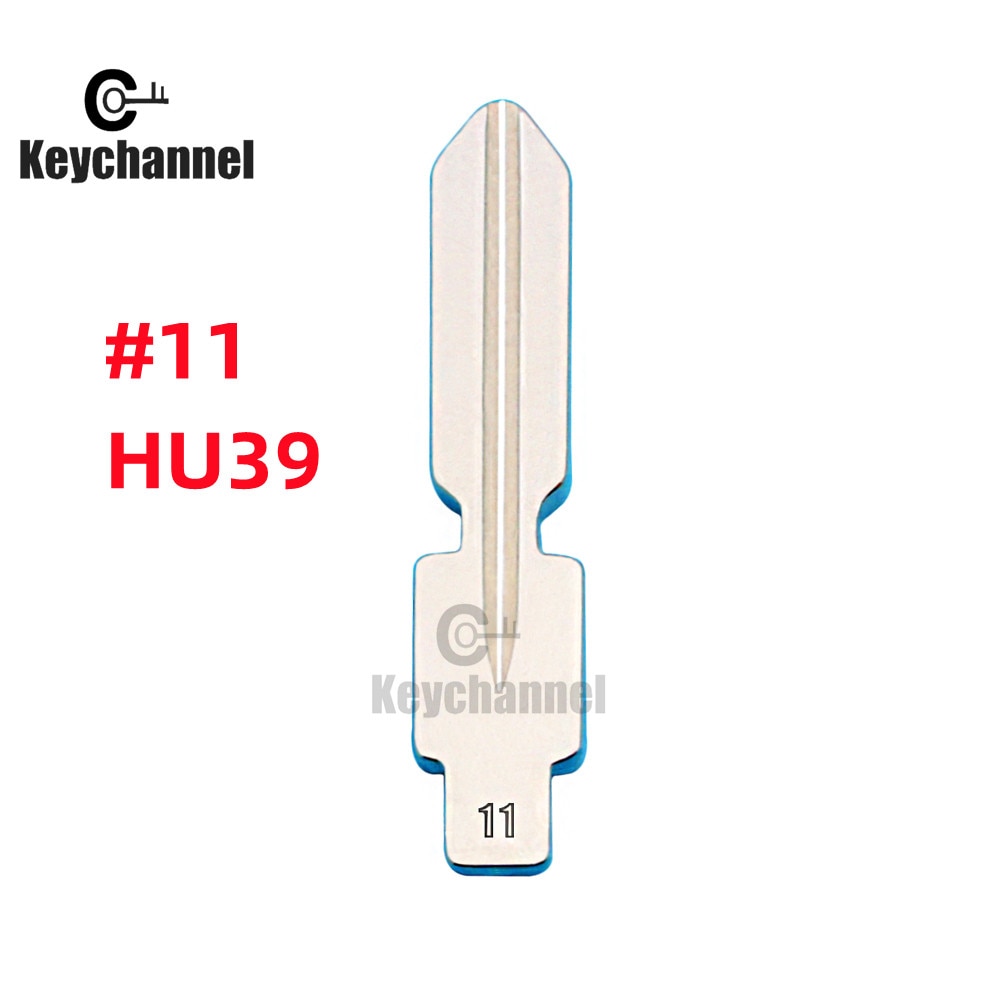 

Брехэль 5/10шт # 11 KD Blank HU39 Лезвие автомобильного ключа Flip NO.11 Лезвие дистанционного ключа KD для Benz 126 124 W140 S320 Замена пустой