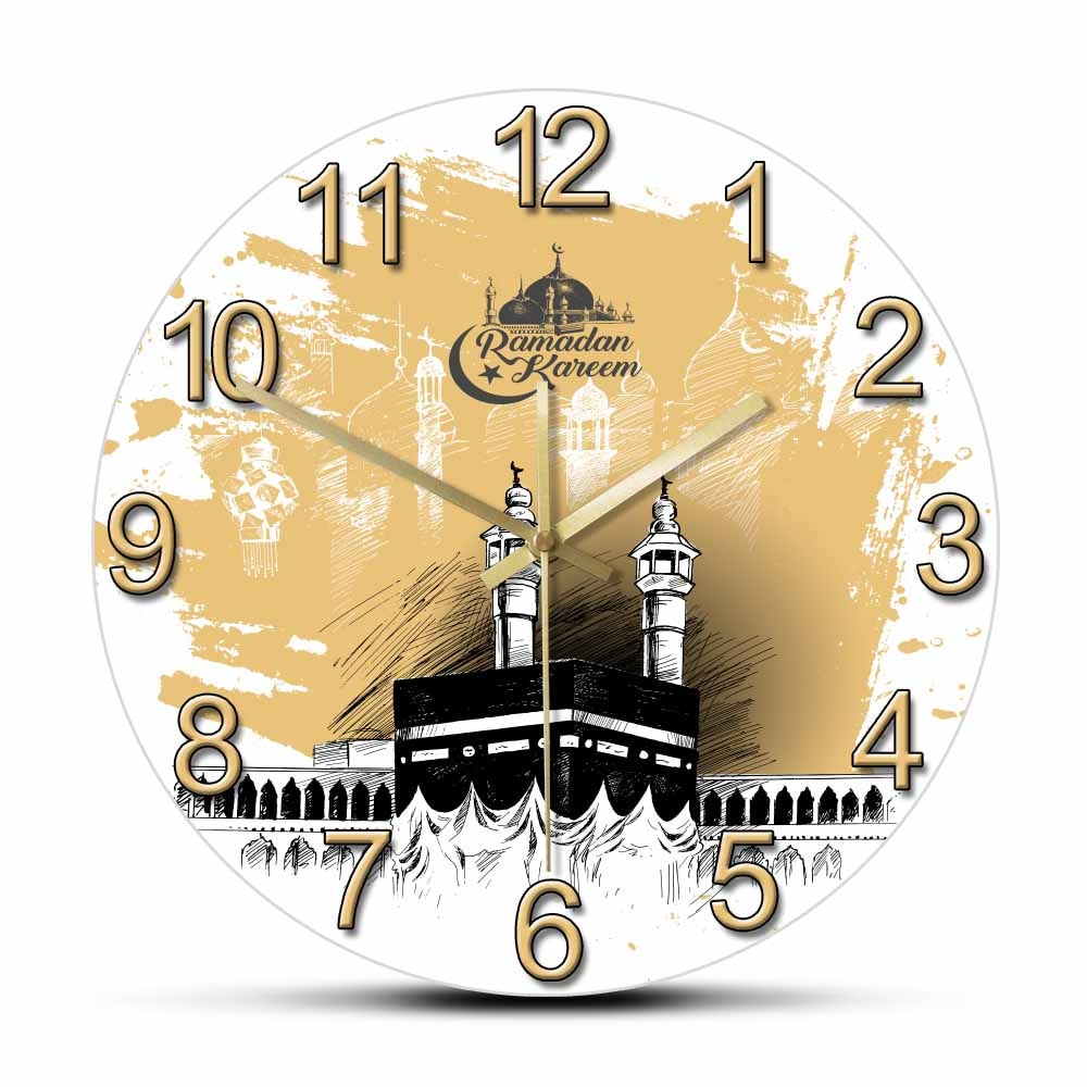 

Настенные часы Mecca Holy Kaaba The Geeky Days