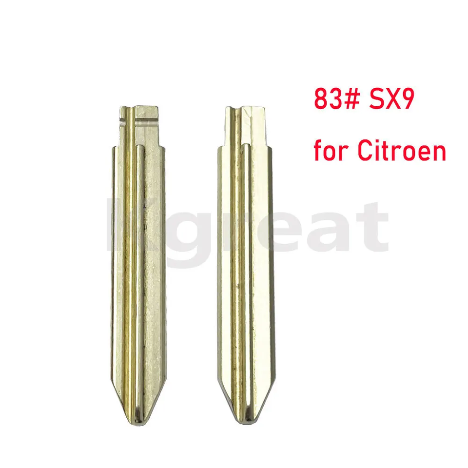 

10 Упаковок 83 # KD Key Blade SX9 Металлический Необработанный Пустой Выдвижной Дистанционный Ключ Для Citroen Peugeot — По...