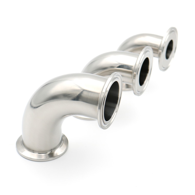 

SS304/316L Санитарная нержавеющая сталь 90 ° Колено Tri Clamp градусов 3/4 дюйма 1 дюйм 2 дюйма 3 дюйма 4 дюйма Трубный фитинг OD19/25/38/51/102 Homebrew