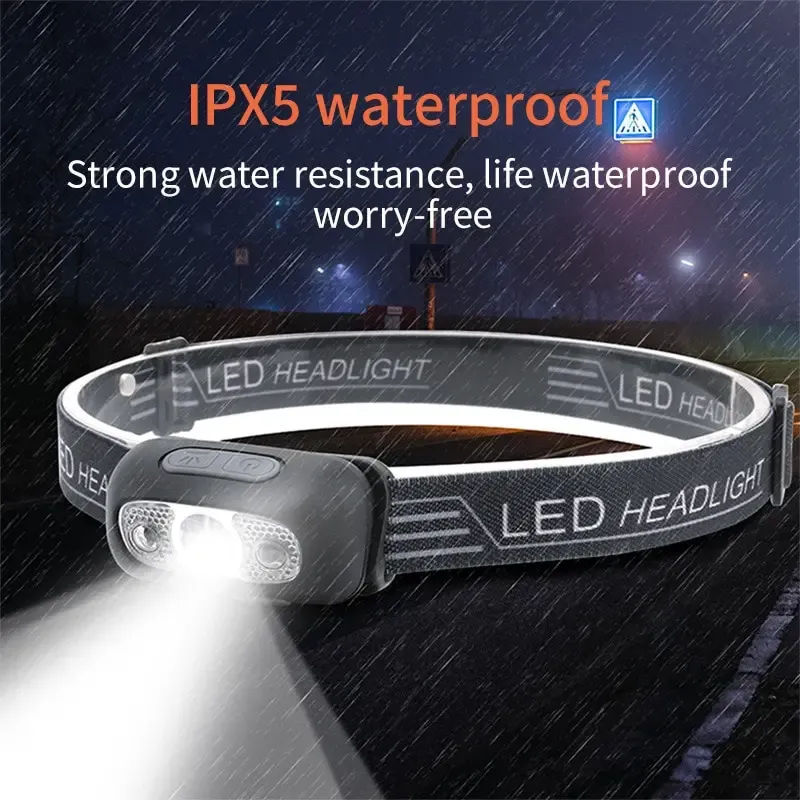 

Налобный фонарь XPG ABS водонепроницаемый