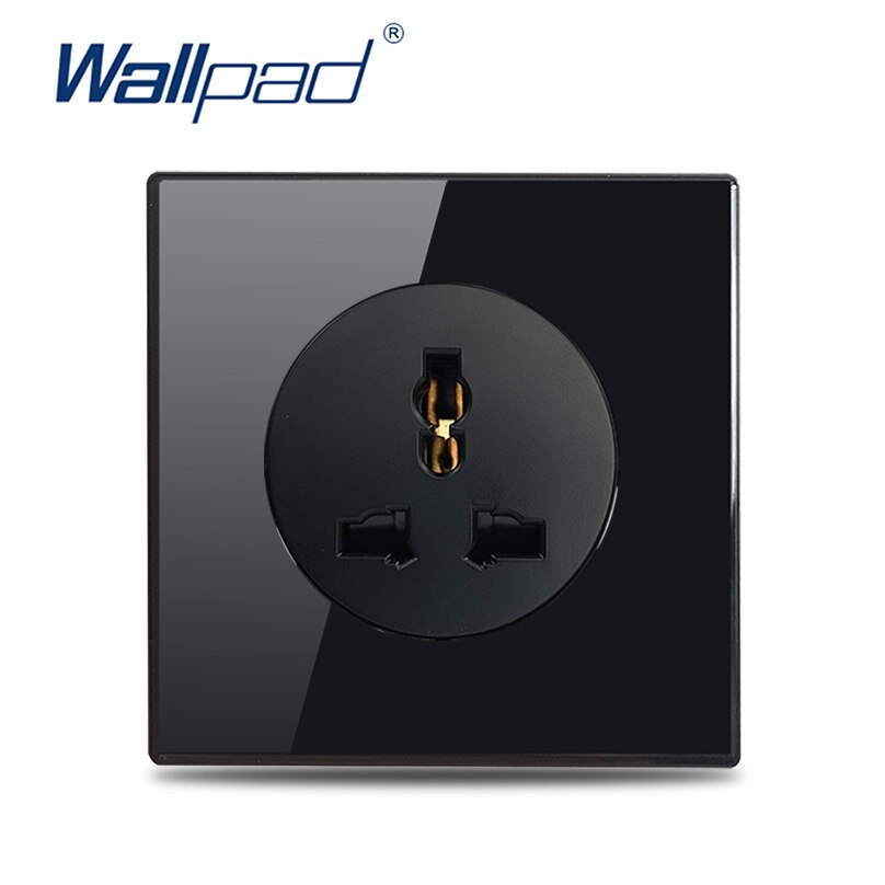 

Wallpad Кнопочный выключатель 1 2 3 4 группы черный