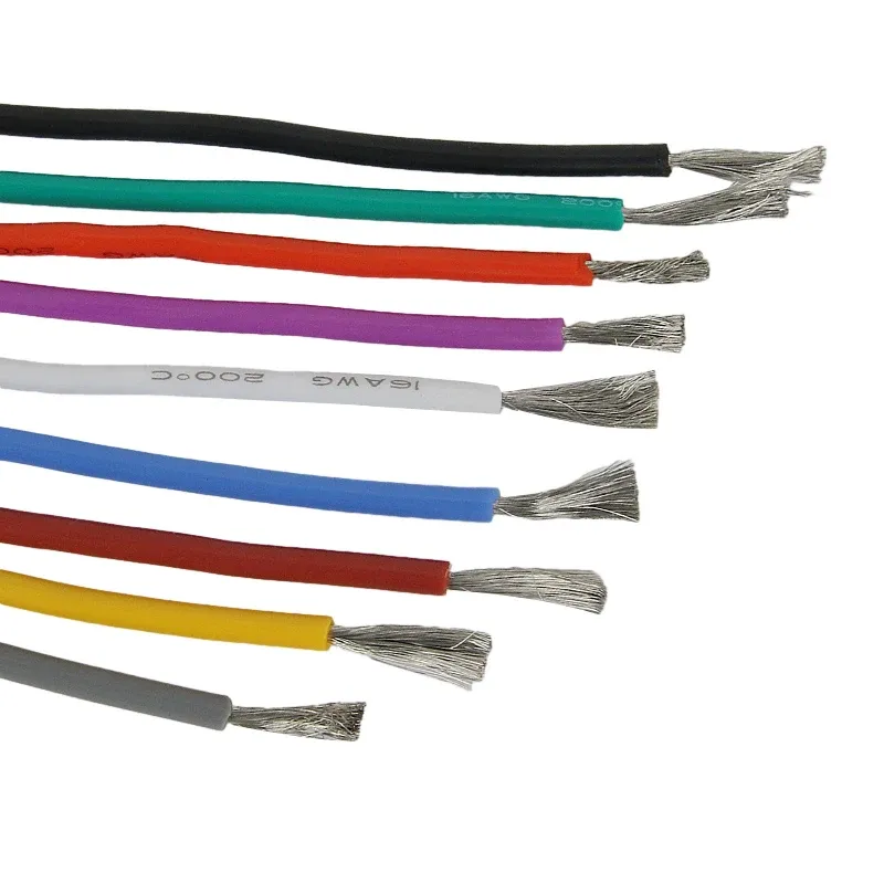 

Термостойкий силиконовый провод ELECAPITAL 12-30 AWG