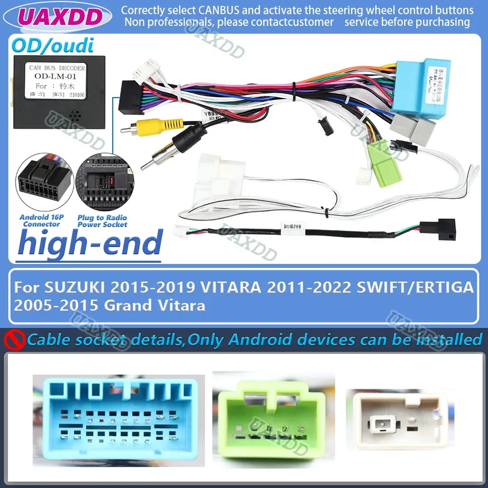 

Для SUZUKI Baleno S-presso RITZ CELERIO CULTUS JIMNY WAGONR IGNIS liana ERTIGA Big Dipper SX4 SWIFT Alto VITARA кабель canbus box