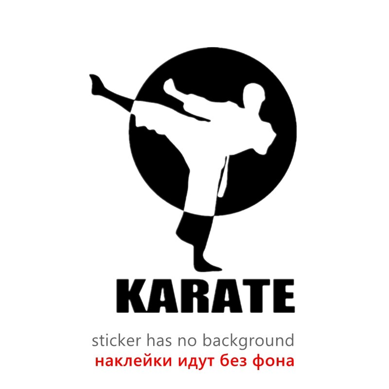 

40185# наклейки на авто КАРАТЭ водонепроницаемые наклейки на машину наклейка для авто автонаклейка стикер этикеты винила наклейки стайлинга автомобилей украшения на бампере автомобиля заднее стекло